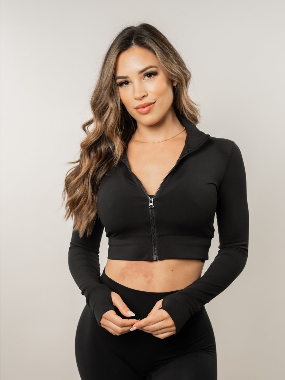 Till You Collapse Effortless Cropped Jacket